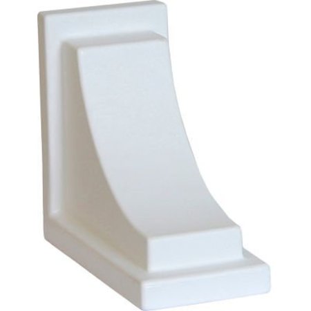MAYNE MAIL POST INC Mayne® Nantucket Window Box Decorative Brackets, White (Pack of 2) 4828-W